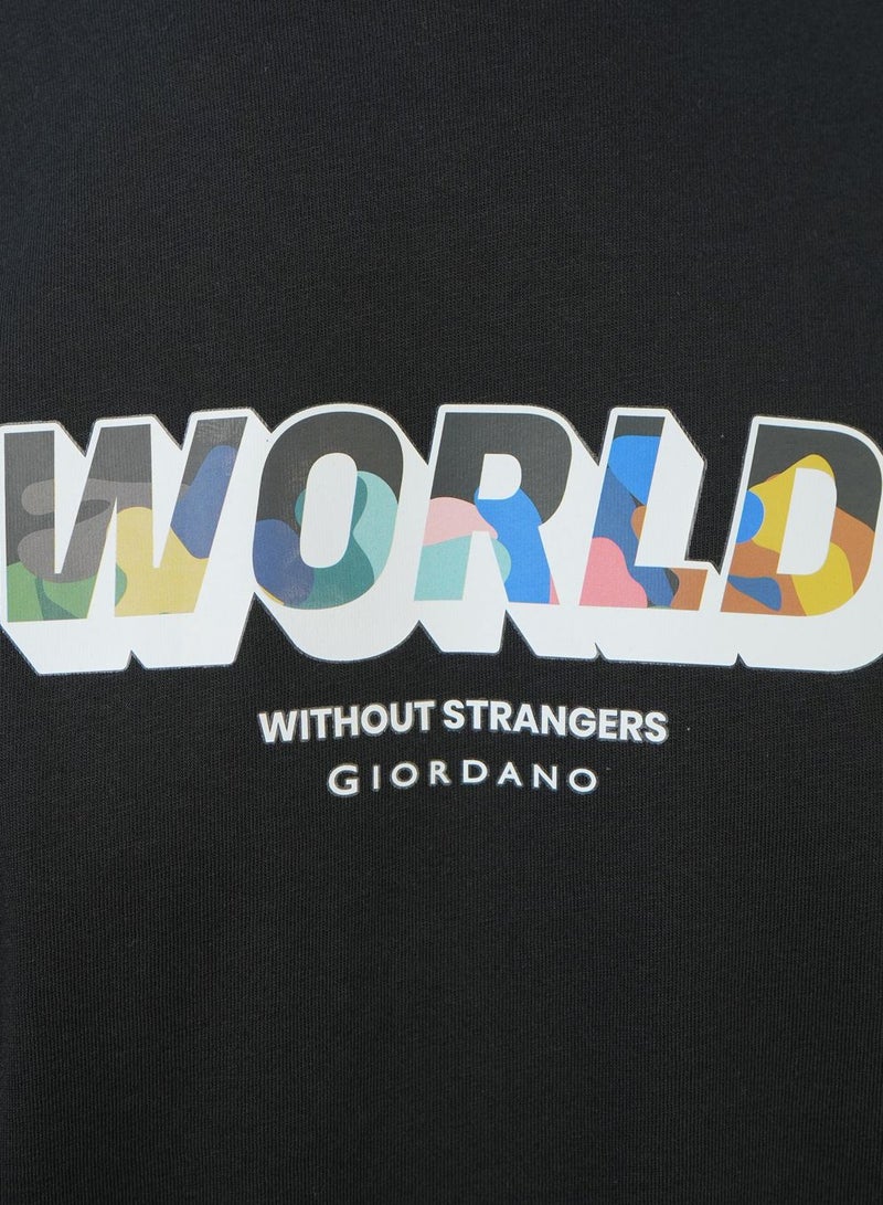 GIORDANO Men's Slim Fit Cotton Jersey Crew Neck Print Tee | WWS Graphic - Image 3